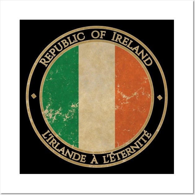 Vintage Ireland Europe European EU Flag Wall Art by DragonXX